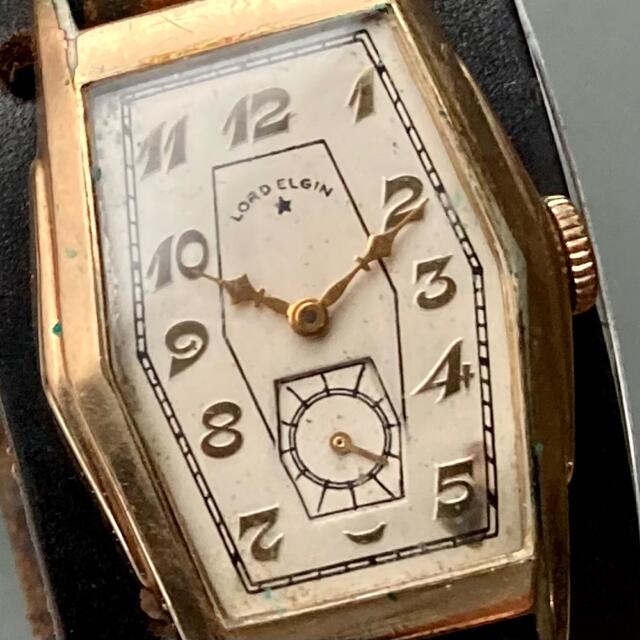 ELGIN(エルジン)の【動作品】ロード・エルジン アンティーク 腕時計 手巻き メンズ ミリタリー メンズの時計(腕時計(アナログ))の商品写真