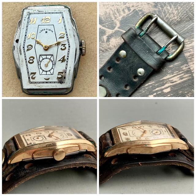 ELGIN(エルジン)の【動作品】ロード・エルジン アンティーク 腕時計 手巻き メンズ ミリタリー メンズの時計(腕時計(アナログ))の商品写真