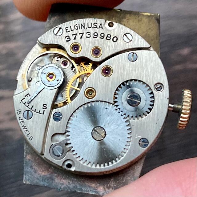 ELGIN(エルジン)の【動作品】ロード・エルジン アンティーク 腕時計 手巻き メンズ ミリタリー メンズの時計(腕時計(アナログ))の商品写真