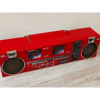 SHARP シャープ QT-88G ダブルラジカセ ラジカセ レトロ　ジャンクシャープ