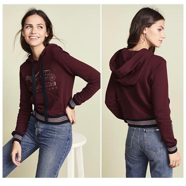 COACH(コーチ)のCOACH Rexy & Carriage Hoodieトレーナー XS レディースのトップス(トレーナー/スウェット)の商品写真