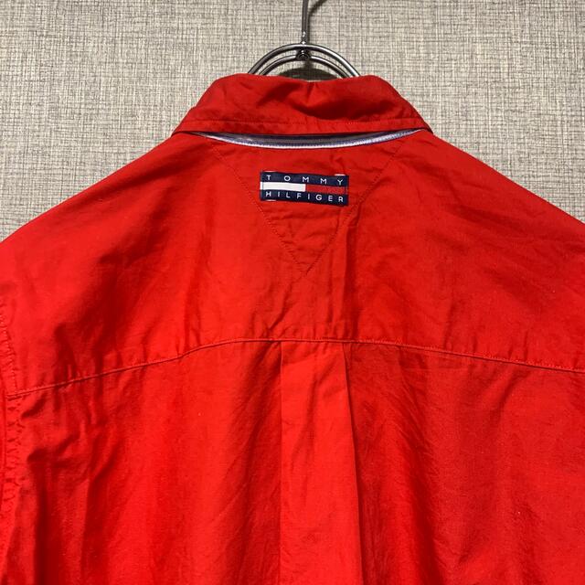 TOMMY HILFIGER(トミーヒルフィガー)のトミーヒルフィガー　90s 00s ビンテージ　アメリカ古着　古着　used レディースのトップス(シャツ/ブラウス(長袖/七分))の商品写真