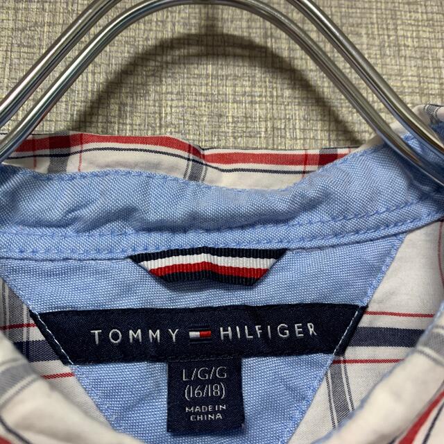 TOMMY HILFIGER(トミーヒルフィガー)のトミーヒルフィガー　90s 00s ビンテージ　アメリカ古着　チェック柄　古着 メンズのトップス(シャツ)の商品写真