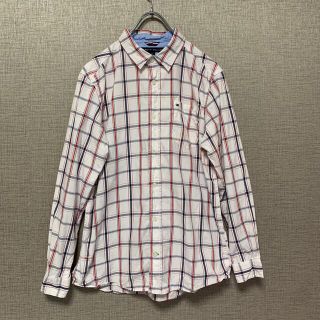 トミーヒルフィガー(TOMMY HILFIGER)のトミーヒルフィガー　90s 00s ビンテージ　アメリカ古着　チェック柄　古着(シャツ)