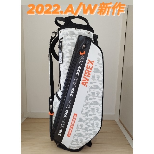 AVIREX GOLF スタンドキャディバッグ ホワイト AVIREX GOLF スタンドキャディバッグ ホワイト