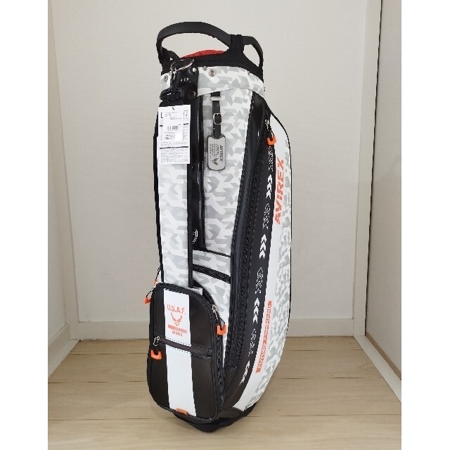 AVIREX GOLF スタンドキャディバッグ ホワイト AVIREX GOLF スタンドキャディバッグ ホワイト