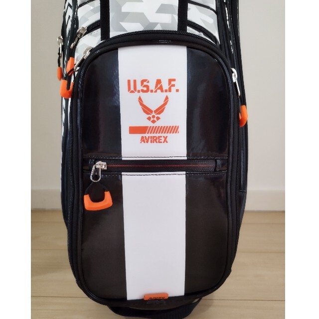 AVIREX GOLF スタンドキャディバッグ ホワイト AVIREX GOLF スタンドキャディバッグ ホワイト