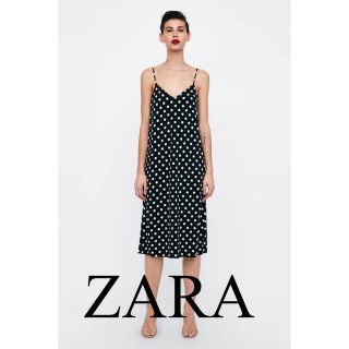 ザラ(ZARA)のZARA ドットワンピース(ロングワンピース/マキシワンピース)