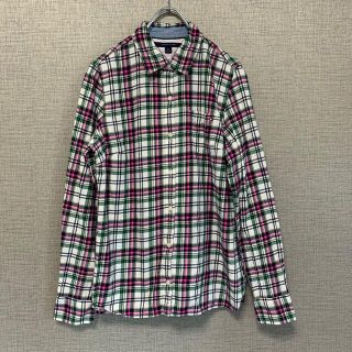 トミーヒルフィガー(TOMMY HILFIGER)のトミーヒルフィガー　90s 00s ビンテージ　ネルシャツ　古着　チェック柄(シャツ/ブラウス(長袖/七分))