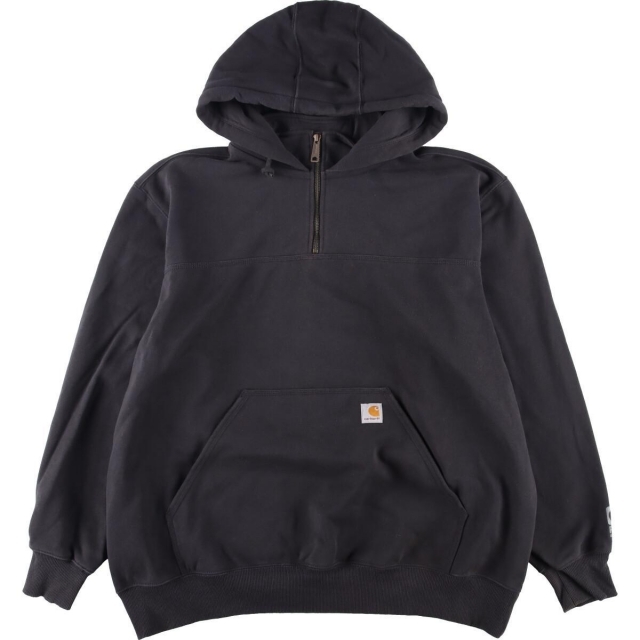 カーハート Carhartt ORIGINAL FIT スウェットハーフジップパーカー メンズXXL /eaa264077