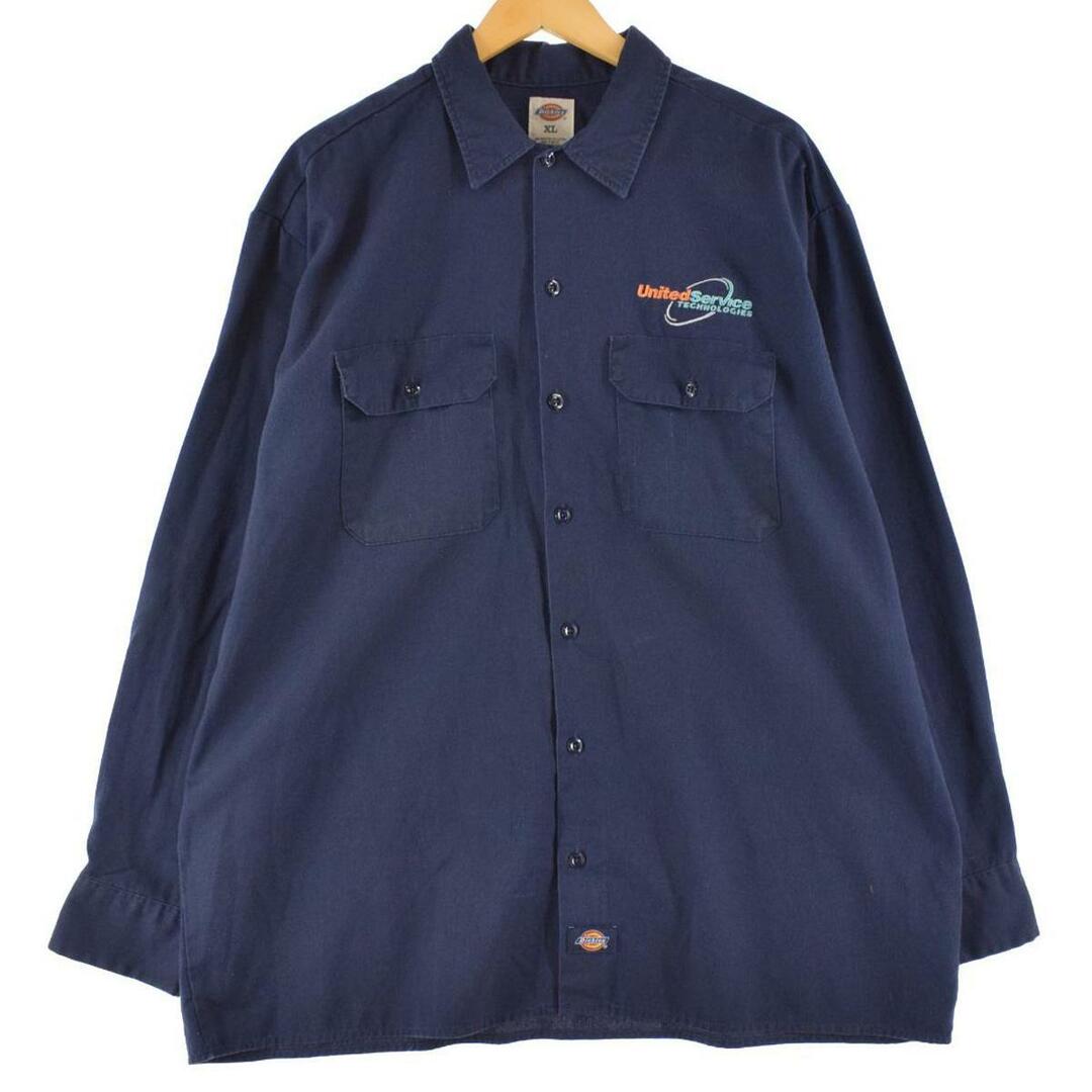 ディッキーズ Dickies 長袖 ワークシャツ メンズXL /eaa275334