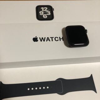 アップルウォッチ(Apple Watch)のApple Watch SE GPS 44mm スペースグレイアルミニウム(腕時計(デジタル))