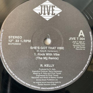 R. Kelly / She's Got That Vibe【12"JP】(R&B/ソウル)