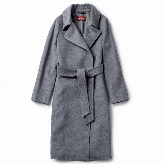 Max Mara(マックスマーラ)のMAX MARA STUDIO BCOLLAG ベルテッド コート レディースのジャケット/アウター(ロングコート)の商品写真