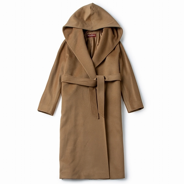 MaxMara トレンチコート ブラウン リボンベルト Aライン サイズ38