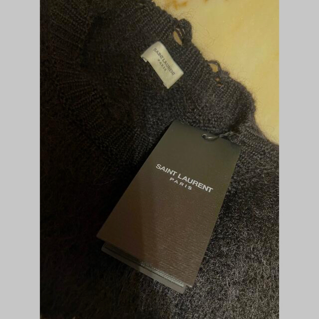 SAINT LAURENT - 新品未使用 サンローラン プレイボーイ モヘア SAINT LAURENT - 新品未使用 サンローラン プレイボーイ モヘア