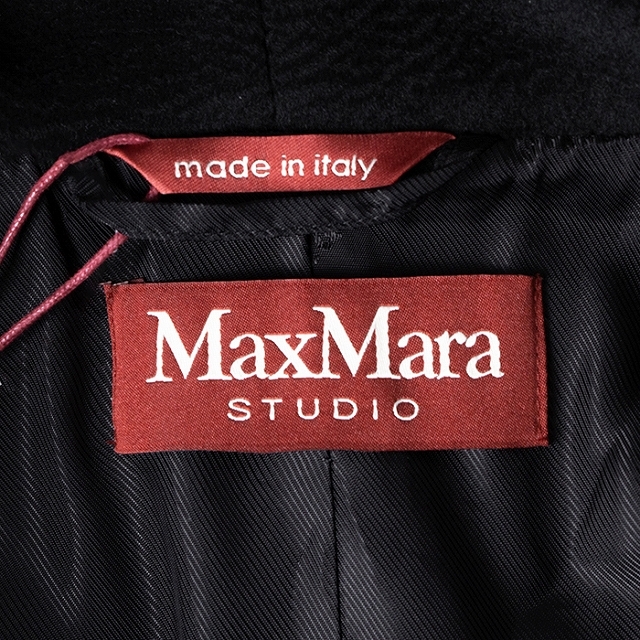 Max Mara(マックスマーラ)のMAX MARA STUDIO DANTON ウール フーテッド ロングコート レディースのジャケット/アウター(ロングコート)の商品写真