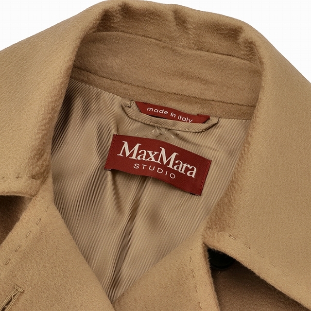 Max Mara(マックスマーラ)のMAX MARA STUDIO ABELIA ヴァージンウール ロングコート レディースのジャケット/アウター(ロングコート)の商品写真