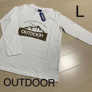 アウトドア(OUTDOOR)のOUTDOO アウトドア　ロンT Lサイズ(Tシャツ(長袖/七分))