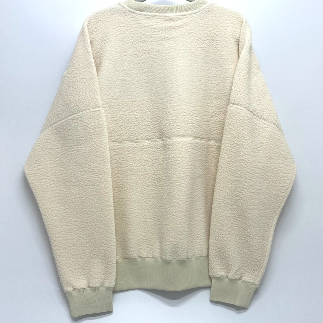 ブリストル Bristol BOA FLEECE BIG LOGO CREWNECK TOP FCRB-222045 F.C.Real Bristol ボア フリース トレーナー ポリエステル OFF WHITE ホワイト 未使用