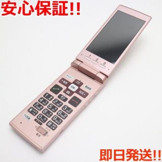 キョウセラ(京セラ)の超美品 au KYF36 かんたんケータイ ピンク (携帯電話本体)