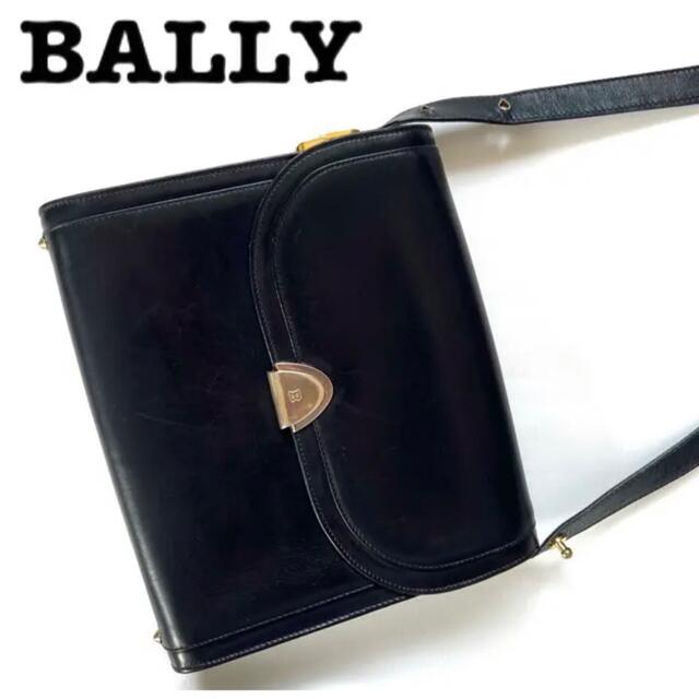 BALLY バリー　自立型　ショルダーバッグ　本革　レザー　金具　ハンドバッグレディース