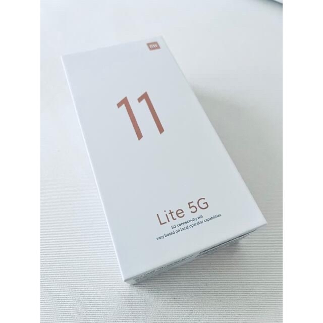 美品 Mi 11 Lite 5G トリュフブラック 128GB