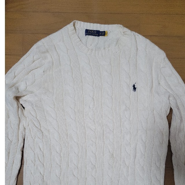 POLO RALPH LAUREN(ポロラルフローレン)のralph lauren cable knit xs メンズのトップス(ニット/セーター)の商品写真