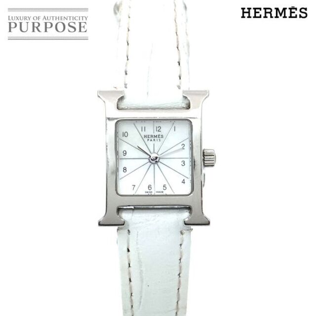 Hermes - エルメス HERMES Hウォッチミニ HH1 110 レディース 腕時計 ホワイトシェル 文字盤 クォーツ ウォッチ H Watch mini 90158050