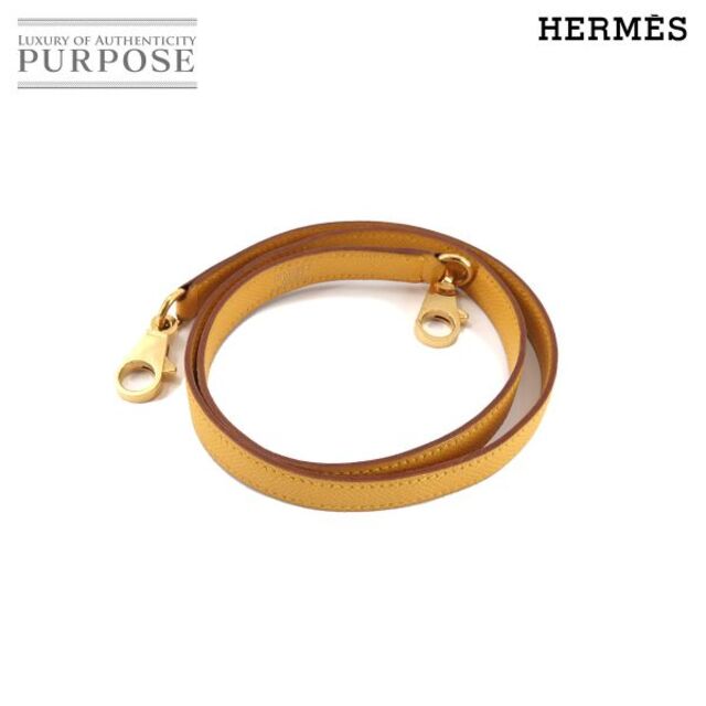 Hermes - エルメス HERMES ショルダー ストラップ クシュベル ジョーヌ イエロー ゴールド 金具 90158466