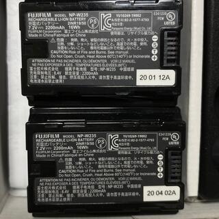 富士フィルム 純正充電器BC-W235とNP-W235 2個セット