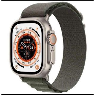 アップルウォッチ(Apple Watch)のアップル Apple Watch Ultra 49mm チタニウム グリーンアル(その他)