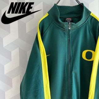 NIKE フルジップ ジャージ XXL 緑 黄緑 白