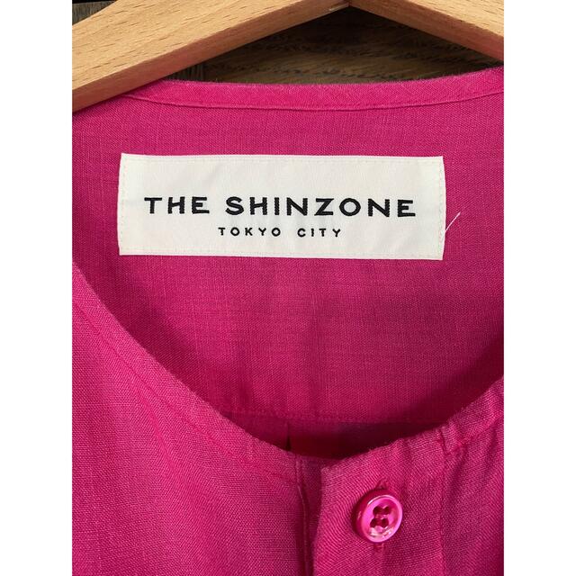 Shinzone(シンゾーン)のTHE SHINZONE シンゾーン　リネンシャツ　麻シャツ レディースのトップス(シャツ/ブラウス(長袖/七分))の商品写真