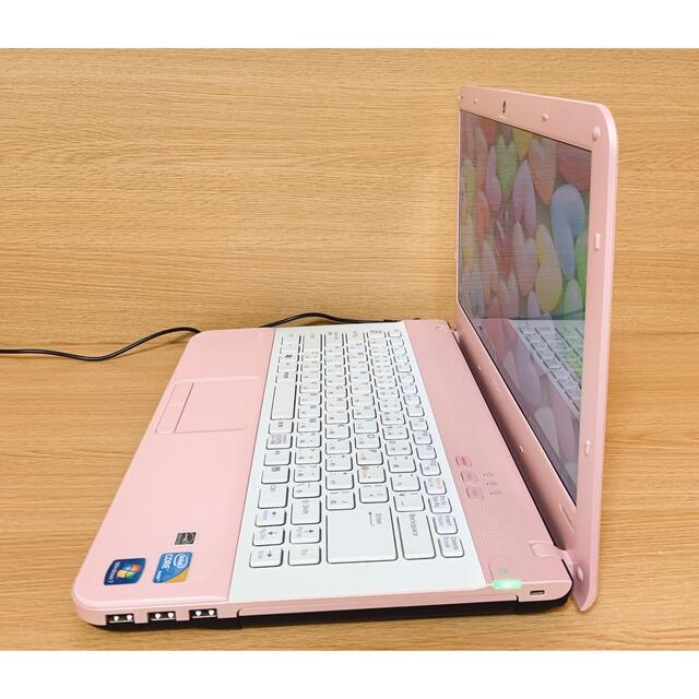 一台限り✨可愛いベビーピンクPC✨女子に人気のVAIO✨ノートパソコン