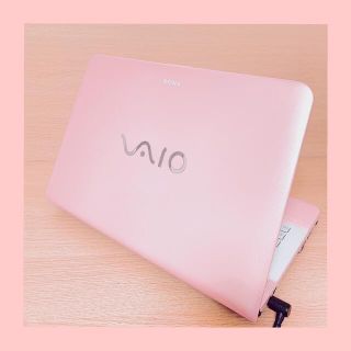 一台限り 可愛いベビーピンクPC 女子に人気のVAIO ノート