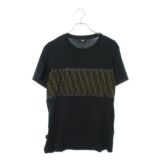 フェンディ(FENDI)のフェンディ 20AW FAF532 AD3C ズッカ柄テクニカルメッシュTシャツ メンズ XL(Tシャツ/カットソー(半袖/袖なし))