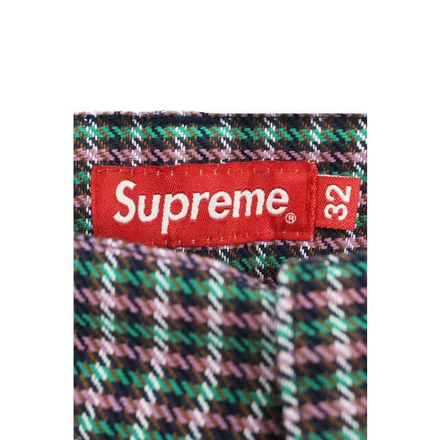 Supreme(シュプリーム)のシュプリーム Work Pant 千鳥柄チェックワークロングパンツ メンズ 32インチ メンズのパンツ(その他)の商品写真