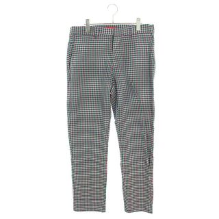 シュプリーム Work Pant 千鳥柄チェックワークロングパンツ メンズ 32インチ