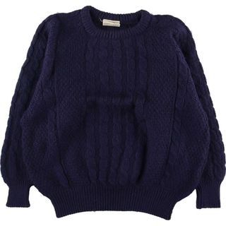 古着 キャレイグドン Carraig Donn フィッシャーマン アランニットセーター レディースM /eaa278970