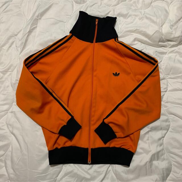 adidas descente 80s track jacket orange