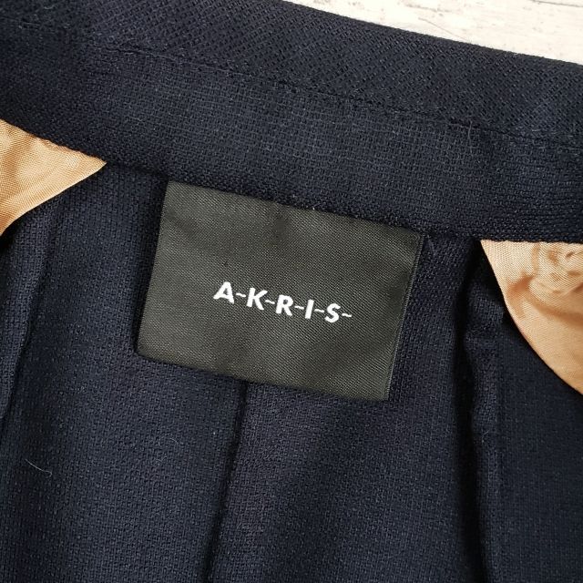 AKRIS - アクリス AKRIS ☆ カシミヤ ジャケット US6 ネイビーの通販