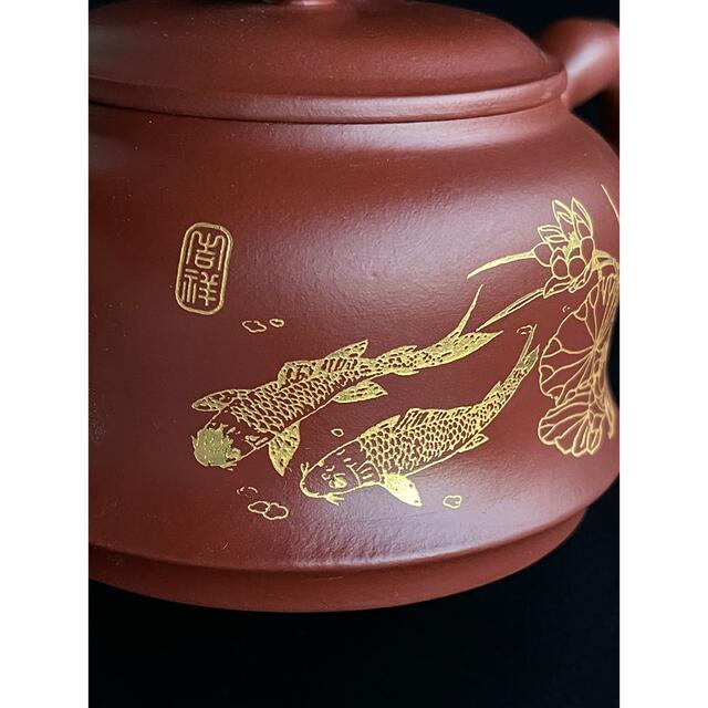 宜興紫砂壺 手作り 中国古玩 在銘在款 急須 煎茶道具 陶器【03】 - 陶芸
