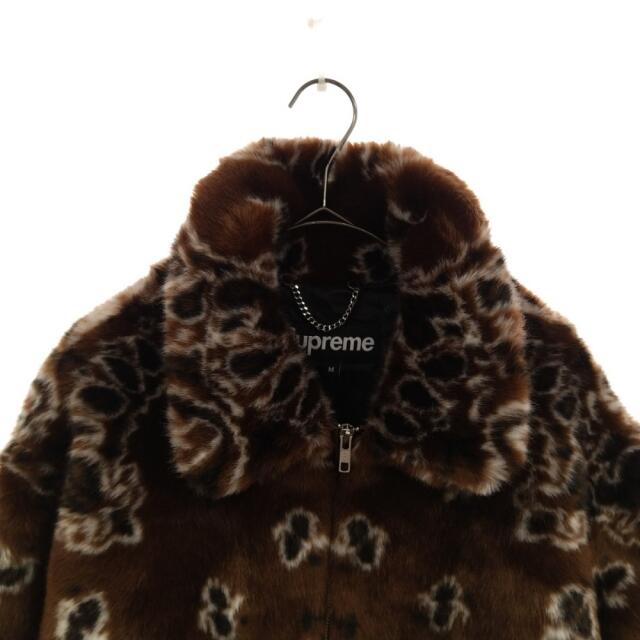 SUPREME シュプリーム 21SS Bandana Faux Fur Bomber Jacket バンダナファーボンバージャケット ブラウン 2