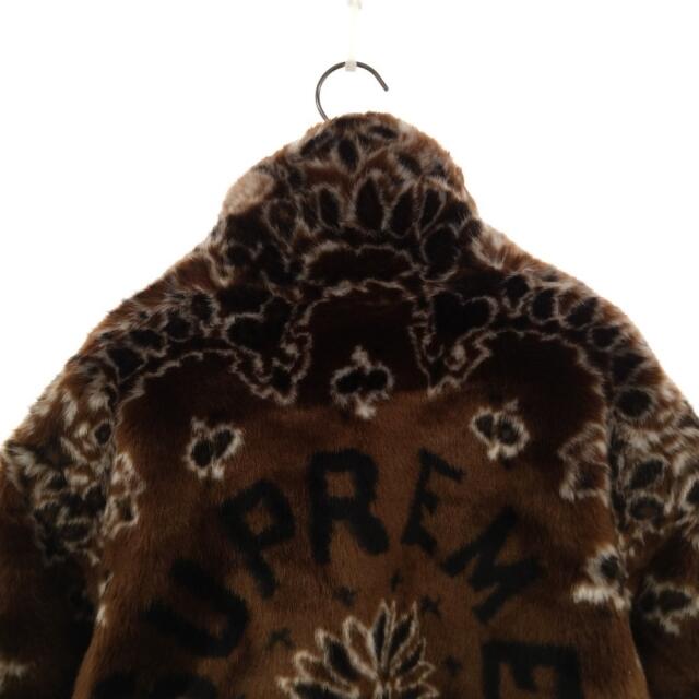 SUPREME シュプリーム 21SS Bandana Faux Fur Bomber Jacket バンダナファーボンバージャケット ブラウン