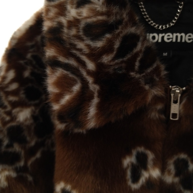 Supreme(シュプリーム)のSUPREME シュプリーム 21SS Bandana Faux Fur Bomber Jacket バンダナファーボンバージャケット ブラウン メンズのジャケット/アウター(フライトジャケット)の商品写真