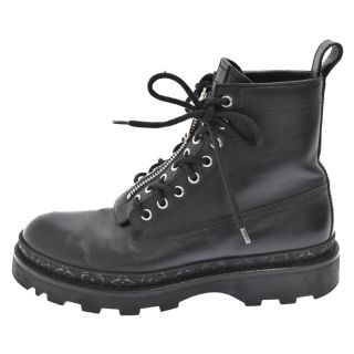 ルイヴィトン(LOUIS VUITTON)のLOUIS VUITTON ルイヴィトン Ankle Combat Boot BM 0137 アンクルコンバットブーツ モノグラム カンベッタライン ブラック(ブーツ)