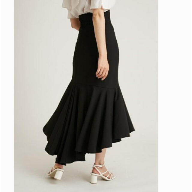 SNIDEL(スナイデル)のsnidel ハイウエストヘムボリュームスカート サイズ0 レディースのスカート(ロングスカート)の商品写真