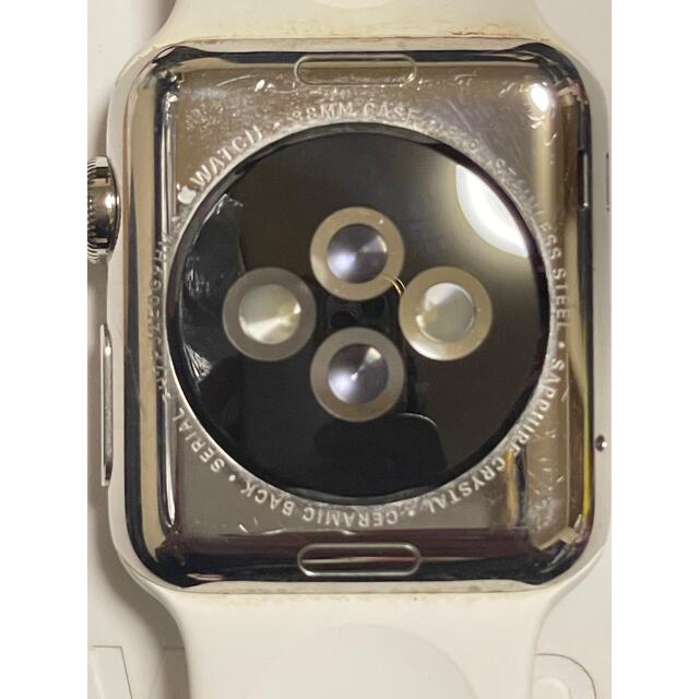 Apple Watch(アップルウォッチ)のApple Watch 38mm A1553 MJ302J/A 元箱付き メンズの時計(腕時計(デジタル))の商品写真