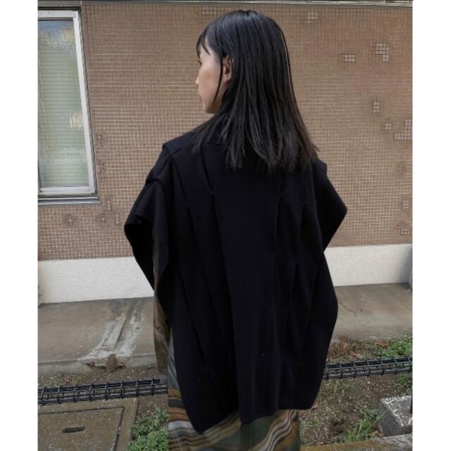 AMERI PLEATS SHAWL COLLAR VEST